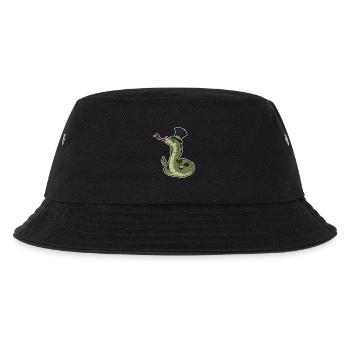Schlange Gentleman Zylinder - Kinder Bucket Hat - Schwarz - Vorne