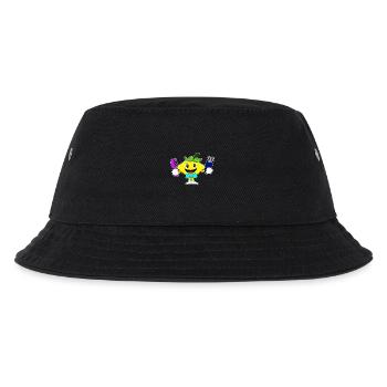 Zitrone Friseur Kamm  - Kinder Bucket Hat - Schwarz - Vorne