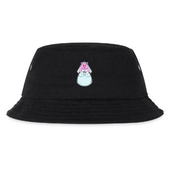 Schwein Braut Schleier Hochzeit - Kinder Bucket Hat - Schwarz - Vorne