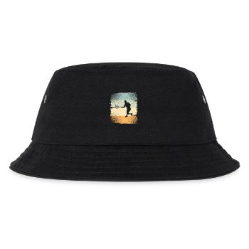 Tennis - Kinder Bucket Hat - Schwarz - Vorne