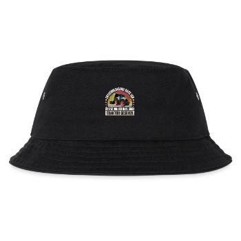 Entschuldigung Dass Ich Zu Spät Bin - Kinder Bucket Hat - Schwarz - Vorne