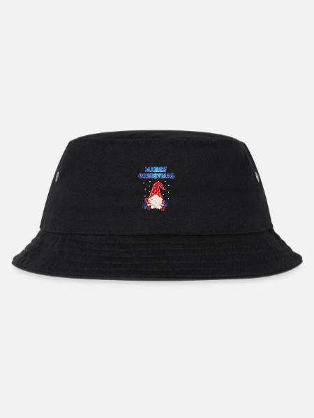 Christmas Gnome - Kinder Bucket Hat - Schwarz