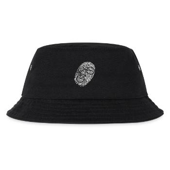 Fahrrad Fingerabdruck - Kinder Bucket Hat - Schwarz - Vorne
