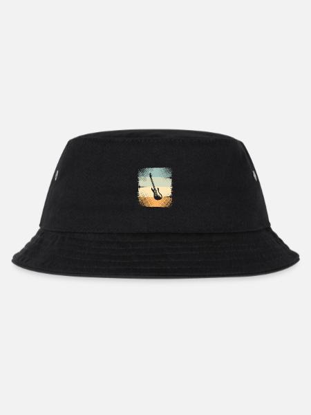 E-Gitarre - Kinder Bucket Hat - Schwarz