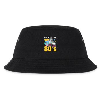 Rollschuhe 80er Rollschuhlaufen - Kinder Bucket Hat - Schwarz - Vorne