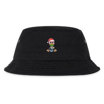 Baby Geier Weihnachten - Kinder Bucket Hat - Schwarz - Vorne