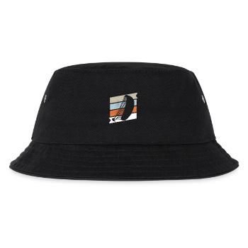 Paragliding Gleitschirmflieger Pilot Vintage - Kinder Bucket Hat - Schwarz - Vorne