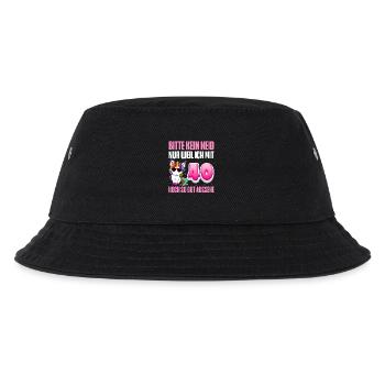 40. Geburtstag 40 Jahre Lustiger Spruch - Kinder Bucket Hat - Schwarz - Vorne