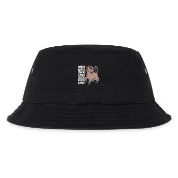 Pferd Pferde Hauspferd - Kinder Bucket Hat - Schwarz - Vorne