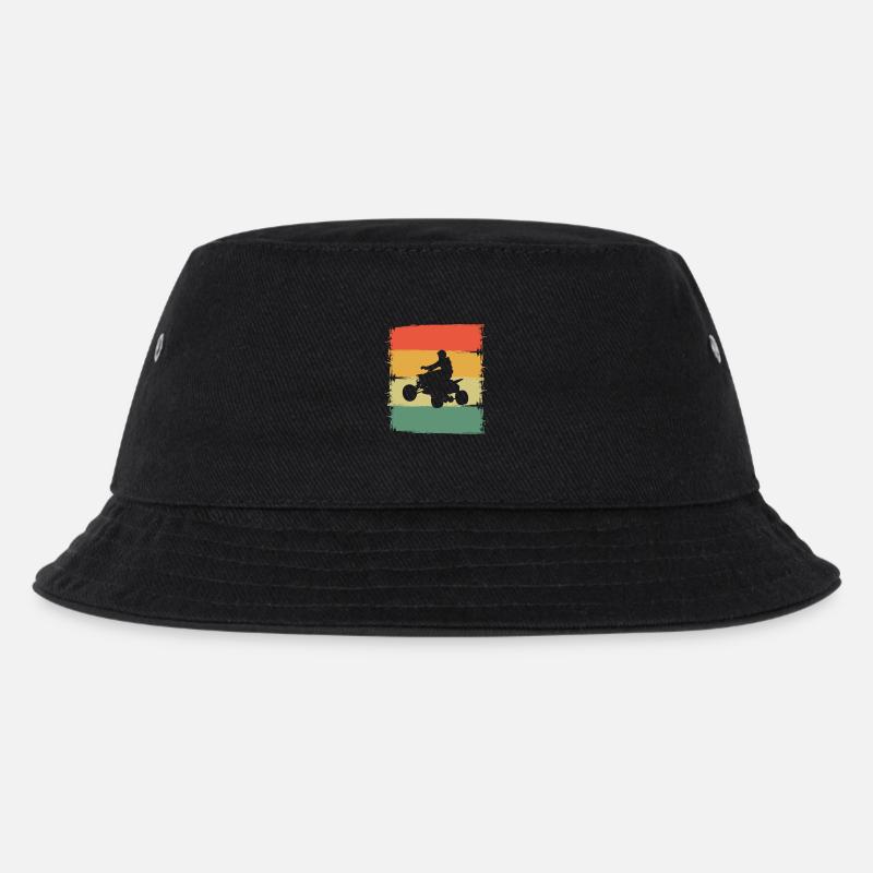 Quad - Kinder Bucket Hat - Schwarz