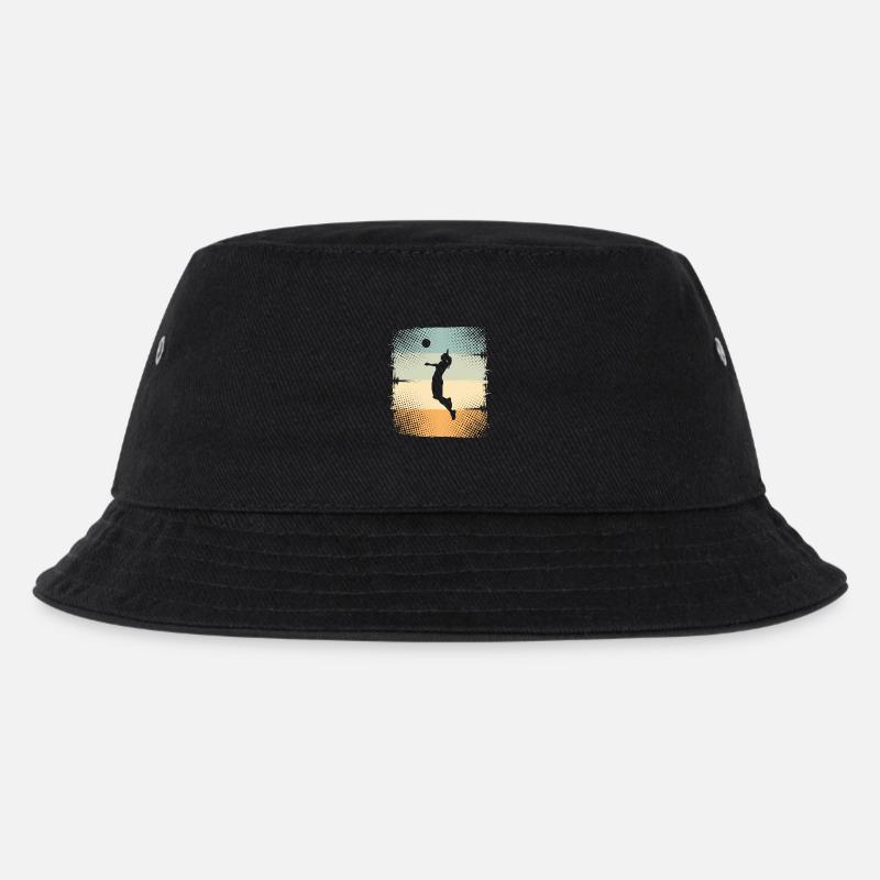 Volleyball - Kinder Bucket Hat - Schwarz