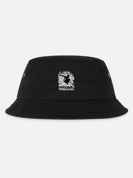 Parkour - Kinder Bucket Hat - Schwarz