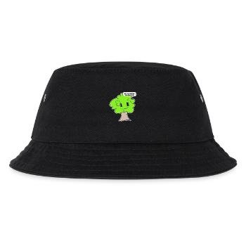 Briefkasten Aufkleber Bitte keine Werbung - Kinder Bucket Hat - Schwarz - Vorne