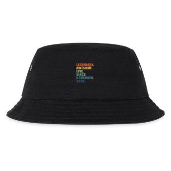 15th Birthday, November 2008, 15 Year Anniversary - Kids’ Bucket Hat - black - Front