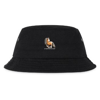 Lustiges Pferd I Pferdemotiv Ponyhof Fun - Kinder Bucket Hat - Schwarz - Vorne