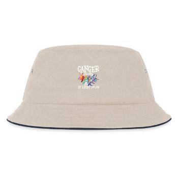 Cancer Awareness Cancer Sucks In Every Color - Kids’ Bucket Hat - ecru/navy - Front