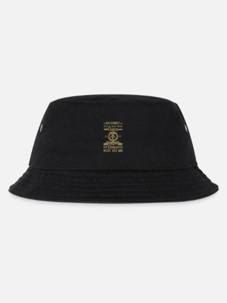 Ostdeutsch Ostalgie Stolzer Ostdeutscher DDR - Kinder Bucket Hat - Schwarz