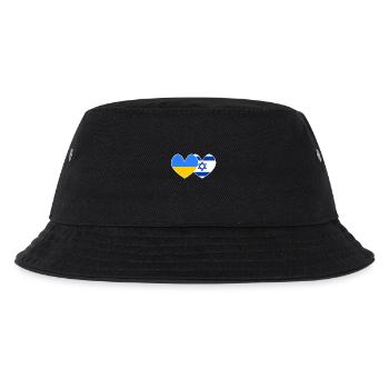 Ukraine and Israel support - Kids’ Bucket Hat - black - Front