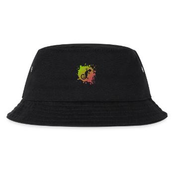 Eidechse Echse - Kinder Bucket Hat - Schwarz - Vorne
