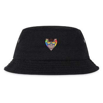 LGBT Animal Horse Arc-en-ciel - Bob Enfant - noir - Devant