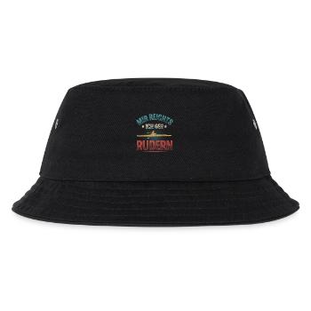 Rudern Ruderer Ruderboot - Kinder Bucket Hat - Schwarz - Vorne