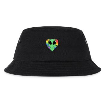 Alien Lgbt Rainbow Colors - Kids’ Bucket Hat - black - Front