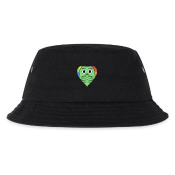 Krokodil Lgbt Regenbogen Farben - Kinder Bucket Hat - Schwarz - Vorne