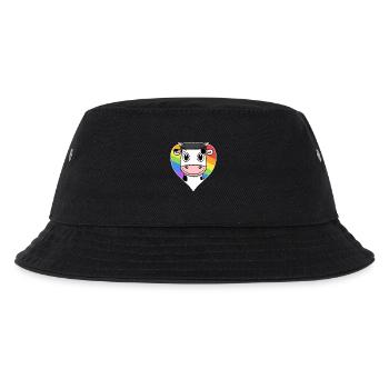 Cow Lgbt Rainbow Colors - Kids’ Bucket Hat - black - Front