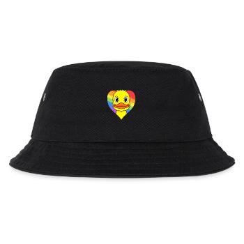 Duck Lgbt Rainbow Colors - Kids’ Bucket Hat - black - Front