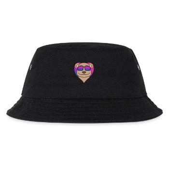 Bisexuell Braunbär Geschenk - Kinder Bucket Hat - Schwarz - Vorne