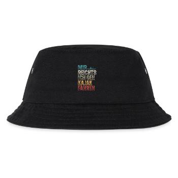Kajak Kajakfahren paddeln Kajaker Kajakerin - Kinder Bucket Hat - Schwarz - Vorne