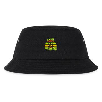 American Bully smile everyday Regenbogenfarben - Kinder Bucket Hat - Schwarz - Vorne