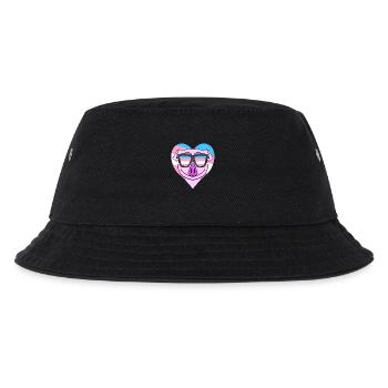 Transgender Transsexuell Schwein Geschenk - Kinder Bucket Hat - Schwarz - Vorne