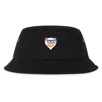 Transgender Transsexuell Schaf Geschenk - Kinder Bucket Hat - Schwarz - Vorne