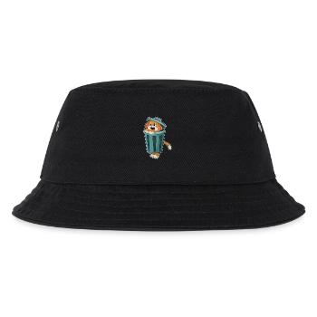 Dog Trash Can - Kids’ Bucket Hat - black - Front