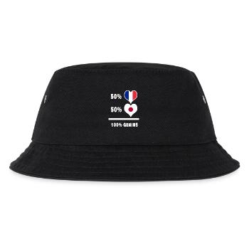 La France et le Japon génie / cadeau - Bob Enfant - noir - Devant