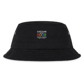 2002 - Jahrgang 2002 - Fantastisch seit 2002 - Kinder Bucket Hat - Schwarz - Vorne