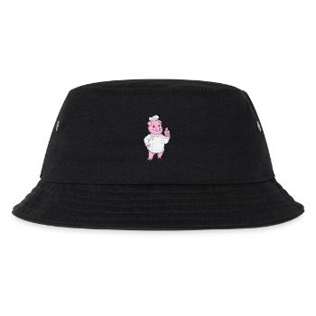 Pig Chef Chef Hat Cooking - Kids’ Bucket Hat - black - Front