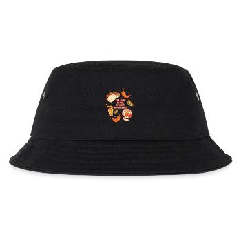 The liver is evil and is punished - Kids’ Bucket Hat - black - Front