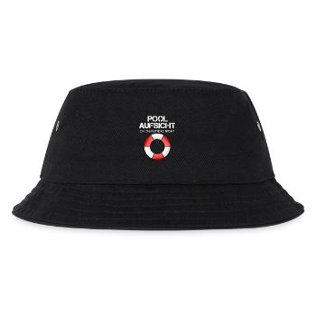 Bafemeister Pool Aufsicht - Ich diskutiere nicht! - Kinder Bucket Hat - Schwarz - Vorne