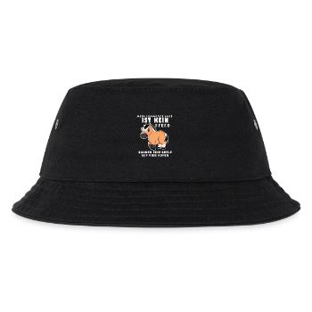 Hannoveraner Pferd Hauspferd - Kinder Bucket Hat - Schwarz - Vorne