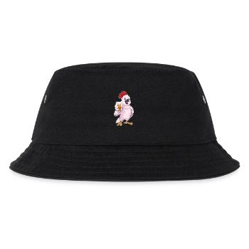Papagei Saft - Kinder Bucket Hat - Schwarz - Vorne