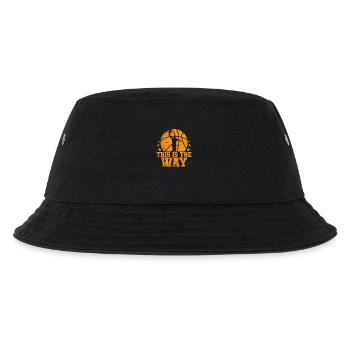 This is the Way Basketball Amerika USA - Kinder Bucket Hat - Schwarz - Vorne