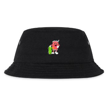Dose Skater Skateboard - Kinder Bucket Hat - Schwarz - Vorne