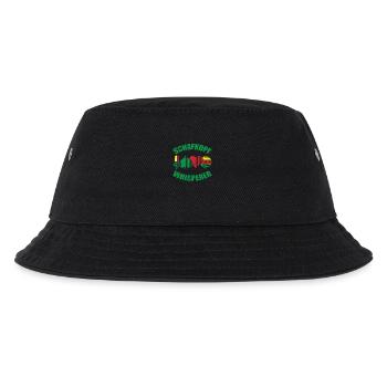 Schafkopf Whisperer Kartenspiel Spielkarte - Kinder Bucket Hat - Schwarz - Vorne