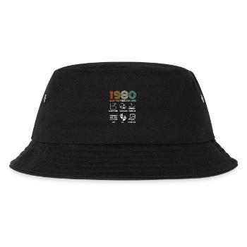 Das Beste des Jahrzehnts 1980 - Geburtstagshumor - Kinder Bucket Hat - Schwarz - Vorne