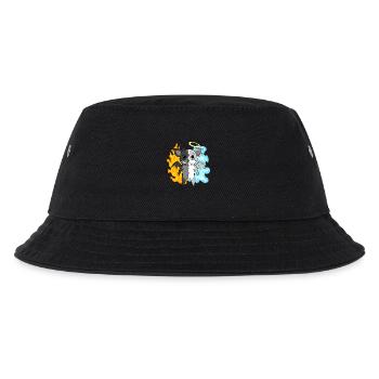 Dog Terrier - Angel and Devil - Kids’ Bucket Hat - black - Front