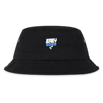 Baby 2022 - Geburt Schwanger 2022 - Kinder Bucket Hat - Schwarz - Vorne