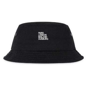 Duisburg Paris London Mailand Ich Liebe Duisburger - Kinder Bucket Hat - Schwarz - Vorne
