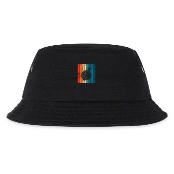 Onion Lover Retro Vegetables Vegan Gift idea - Kinder Bucket Hat - Schwarz - Vorne